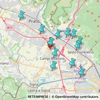 Mappa Capalle, 50013 Campi Bisenzio FI, Italia (3.74615)