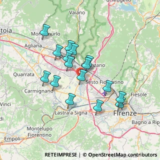 Mappa Capalle, 50013 Campi Bisenzio FI, Italia (6.31625)