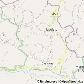 Mappa Tavoleto