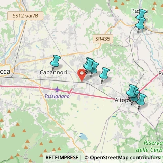 Mappa Via Pacchioni, 55016 Porcari LU, Italia (4.47182)