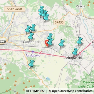 Mappa Via Pacchioni, 55016 Porcari LU, Italia (4.10923)