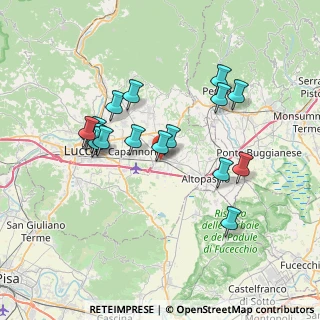 Mappa Via Pacchioni, 55016 Porcari LU, Italia (6.95706)