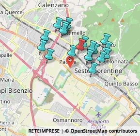 Mappa Via Bruno Trentin, 50019 Sesto Fiorentino FI, Italia (1.5505)