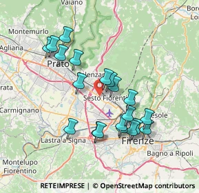 Mappa Via Bruno Trentin, 50019 Sesto Fiorentino FI, Italia (6.91)