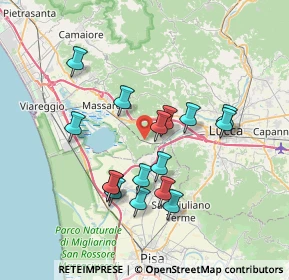 Mappa Via della Chiesa Seconda, 55100 Lucca LU, Italia (6.75938)