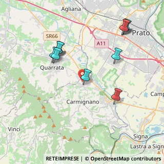 Mappa Via Catro, 59011 Seano PO, Italia (4.30364)