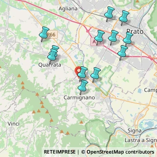 Mappa Via Catro, 59011 Seano PO, Italia (4.36917)