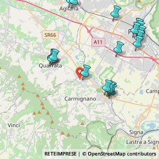 Mappa Via Catro, 59011 Seano PO, Italia (5.5405)