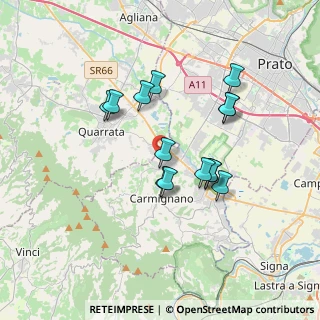 Mappa Via Catro, 59011 Seano PO, Italia (3.13929)