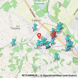 Mappa Via Bosco, 59011 Carmignano PO, Italia (1.0215)