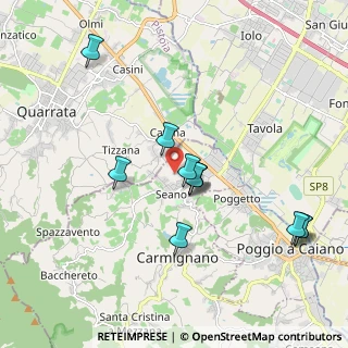 Mappa Via Bosco, 59011 Carmignano PO, Italia (1.90182)