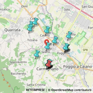 Mappa Via Catro, 59011 Seano PO, Italia (1.84)