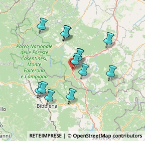 Mappa Via Casentinese, 47021 Bagno di Romagna FC, Italia (12.82923)