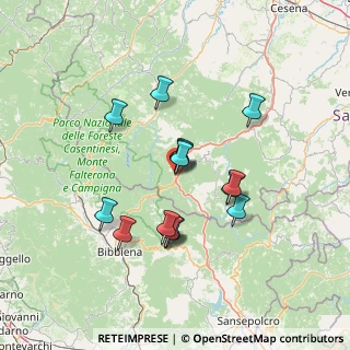 Mappa Via Casentinese, 47021 Bagno di Romagna FC, Italia (12.318)