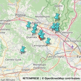 Mappa Via Don Lorenzo Milani, 59011 Seano PO, Italia (5.83909)