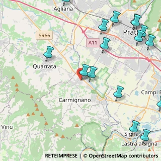 Mappa Via Don Lorenzo Milani, 59011 Seano PO, Italia (6.3075)