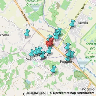 Mappa Via Don Lorenzo Milani, 59011 Seano PO, Italia (0.719)