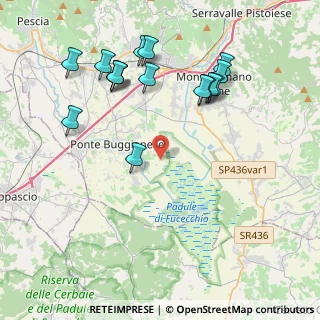 Mappa Via dell'Orto, 51019 Ponte Buggianese PT, Italia (4.53125)
