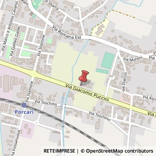 Mappa Via Giacomo Puccini, 2919, 55016 Porcari, Lucca (Toscana)