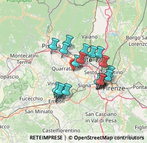 Mappa Via Galileo Galilei, 59015 Carmignano PO, Italia (11.1315)