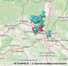 Mappa Via Galileo Galilei, 59015 Carmignano PO, Italia (8.08167)