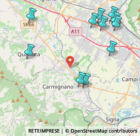 Mappa Via Galileo Galilei, 59015 Carmignano PO, Italia (5.30636)