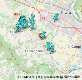 Mappa Via Marconi, 59015 Carmignano PO, Italia (4.105)