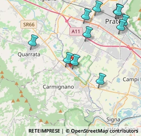 Mappa Via Marconi, 59015 Carmignano PO, Italia (4.87727)