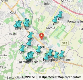 Mappa Via Marconi, 59015 Carmignano PO, Italia (2.1885)