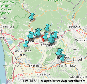 Mappa Via Rocchetti, 55016 Porcari LU, Italia (9.69647)