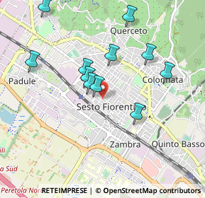 Mappa Via Imbriani, 50019 Sesto Fiorentino FI, Italia (0.91364)