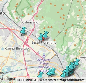 Mappa Via Aurelio Saffi, 50019 Sesto Fiorentino FI, Italia (6.592)