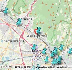 Mappa Via Imbriani, 50019 Sesto Fiorentino FI, Italia (6.1915)