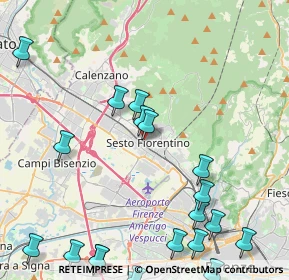 Mappa Via Imbriani, 50019 Sesto Fiorentino FI, Italia (6.047)