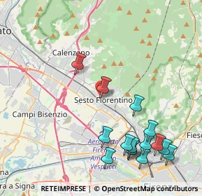 Mappa Via Aurelio Saffi, 50019 Sesto Fiorentino FI, Italia (4.926)