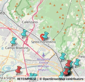 Mappa Via Imbriani, 50019 Sesto Fiorentino FI, Italia (7.0445)