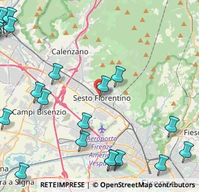 Mappa Via Aurelio Saffi, 50019 Sesto Fiorentino FI, Italia (6.51)