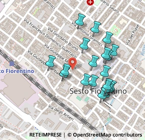 Mappa Via Aurelio Saffi, 50019 Sesto Fiorentino FI, Italia (0.2255)