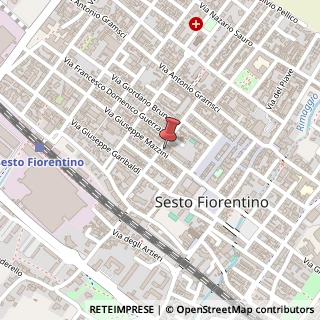 Mappa Via Giuseppe Mazzini, 52, 50019 Sesto Fiorentino, Firenze (Toscana)