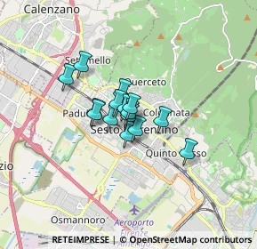 Mappa Via Aurelio Saffi, 50019 Sesto Fiorentino FI, Italia (0.912)