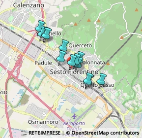 Mappa Via Aurelio Saffi, 50019 Sesto Fiorentino FI, Italia (1.25692)