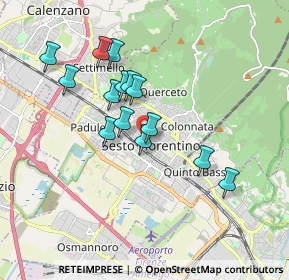 Mappa Via Aurelio Saffi, 50019 Sesto Fiorentino FI, Italia (1.57286)