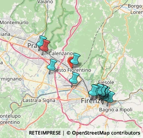 Mappa Via Imbriani, 50019 Sesto Fiorentino FI, Italia (7.90786)