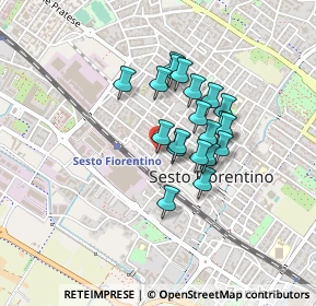 Mappa Via di Cafaggio, 50019 Sesto Fiorentino FI, Italia (0.3205)