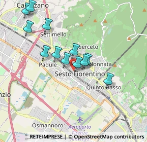 Mappa Via di Cafaggio, 50019 Sesto Fiorentino FI, Italia (1.73)