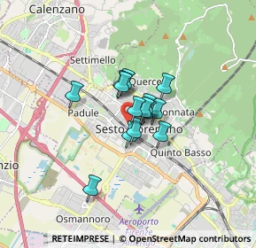Mappa Via di Cafaggio, 50019 Sesto Fiorentino FI, Italia (0.94214)