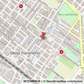 Mappa Via A. Gramsci, 338, 50019 Sesto Fiorentino, Firenze (Toscana)