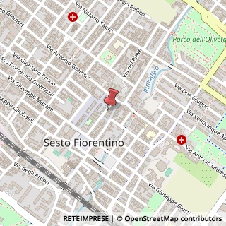 Mappa Via Dante Alighieri, 41, 50019 Sesto Fiorentino, Firenze (Toscana)