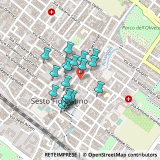 Mappa Via Giuseppe Verdi, 50019 Sesto Fiorentino FI, Italia (0.169)