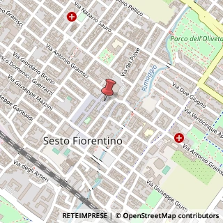 Mappa Galleria Fosco Giachetti, 25, 50019 Sesto Fiorentino, Firenze (Toscana)